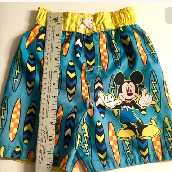 Disney Mickey Mouse Swim Trunks Size 2T - Picture 5 of 8